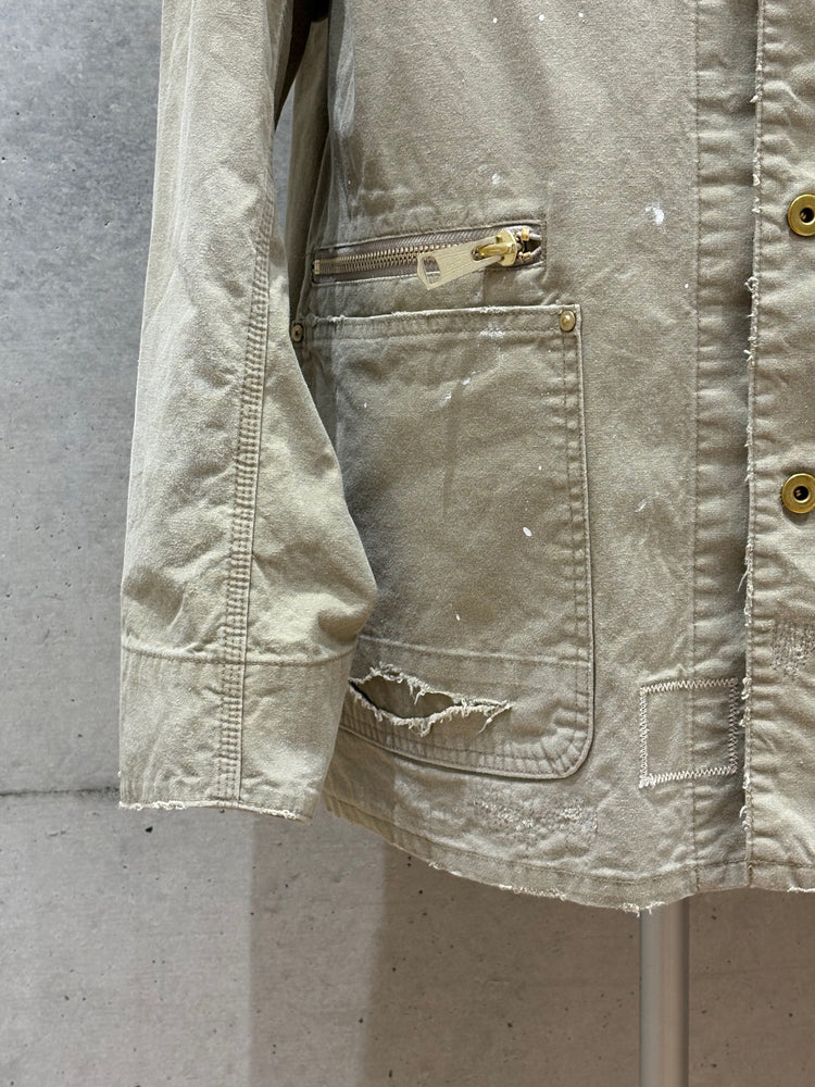 MADNESS / THRASHED WORK JACKET. REGULAR / BEIGE / 25SS-JJK1-D001