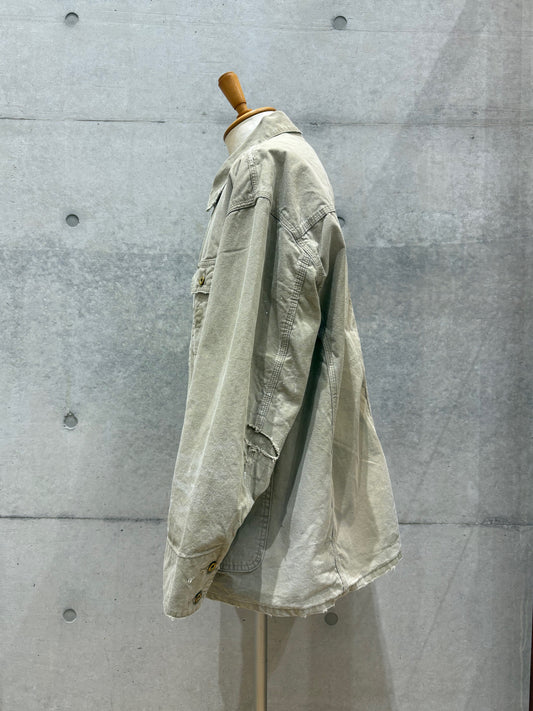 MADNESS / THRASHED WORK JACKET. REGULAR / BEIGE / 25SS-JJK1-D001
