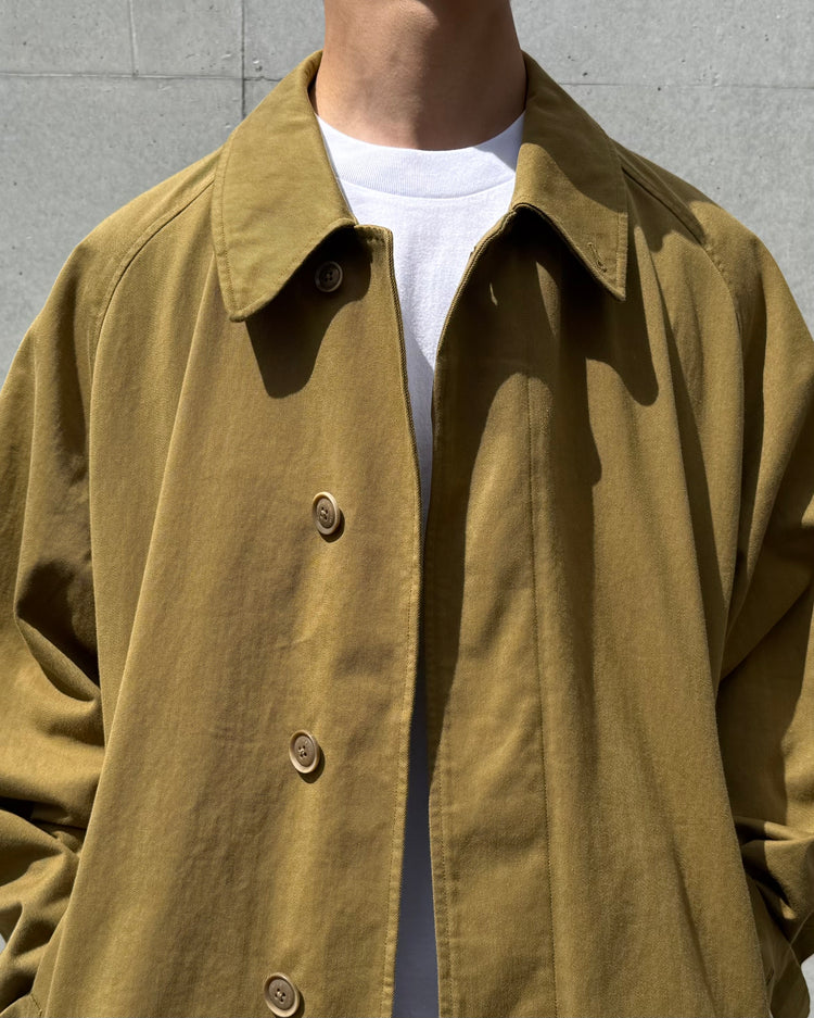 nanamica / Cotton CORDURA WINDSTOPPER Balmacaan Coat / Khaki / S26FB041