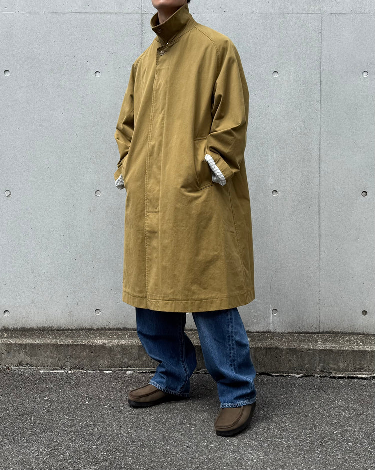 nanamica / Cotton CORDURA WINDSTOPPER Balmacaan Coat / Khaki / S26FB041