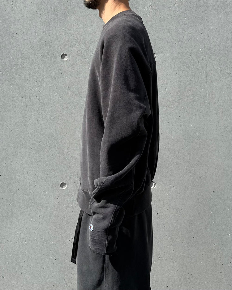 N.hoolywood / CREWNECK SWEATSHIRT / CHARCOAL / C8-C042