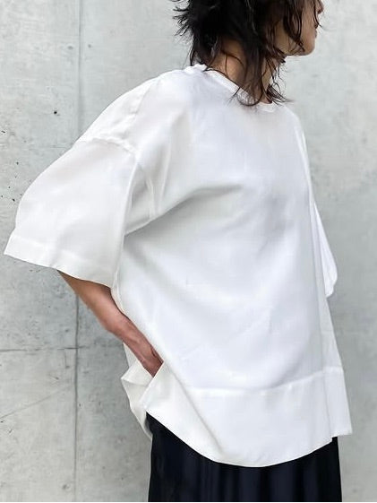 BLAMINK / インティメイト シルク ショートスリーブ / WHITE / 7939-230-0004