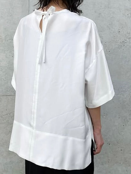 BLAMINK / インティメイト シルク ショートスリーブ / WHITE / 7939-230-0004