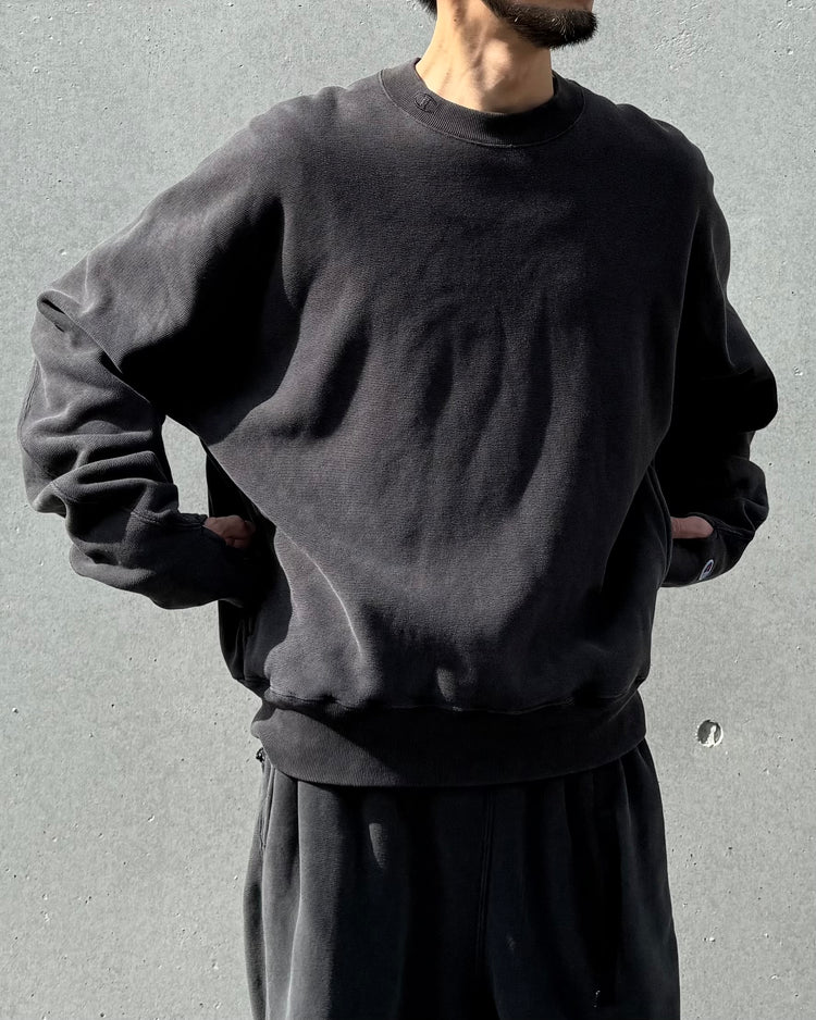 N.hoolywood / CREWNECK SWEATSHIRT / CHARCOAL / C8-C042