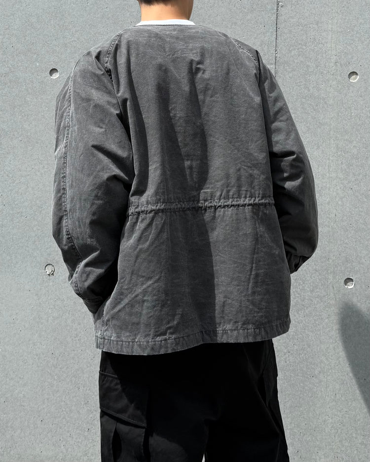 nanamica / Cotton CORDURA Insulation Collarless Jacket / Gray / S26FA050