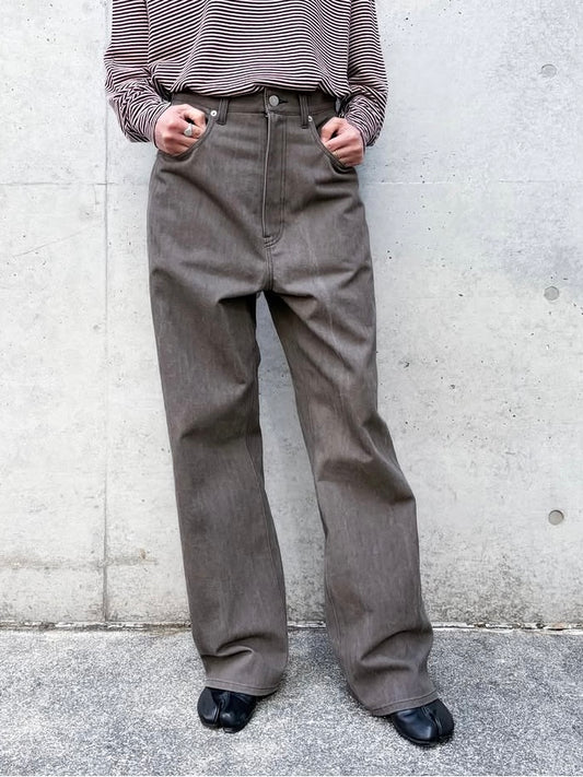 BLAMINK / RESORT コットン5ポケットパンツ / DK.BROWN / 7914-200-0014