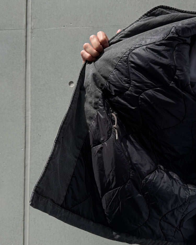nanamica / Cotton CORDURA Insulation Collarless Jacket / Gray / S26FA050