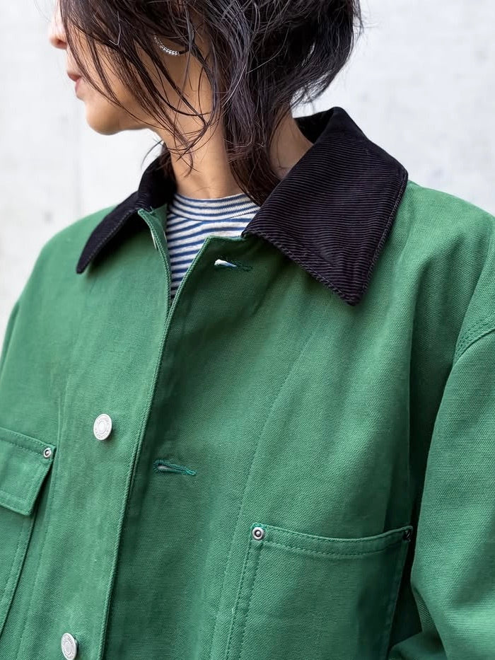 BLAMINK / RESORT コットンカバーオール / DK.GREEN / 7925-200-0015