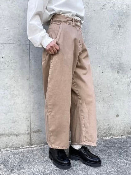 STUDIO NICHOLSON / CHALCO DENIM WIDE CROP PANT / PARCEL