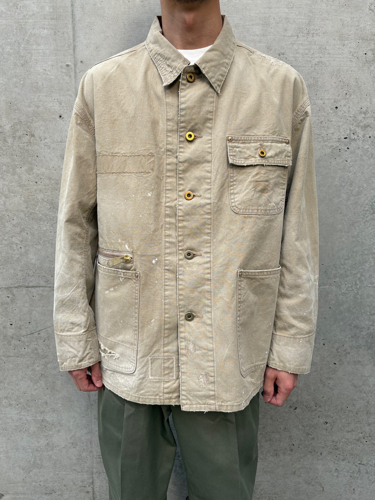 MADNESS / THRASHED WORK JACKET. REGULAR / BEIGE / 25SS-JJK1-D001
