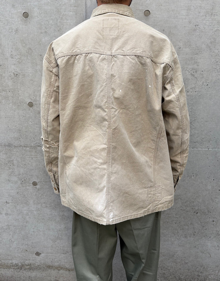 MADNESS / THRASHED WORK JACKET. REGULAR / BEIGE / 25SS-JJK1-D001