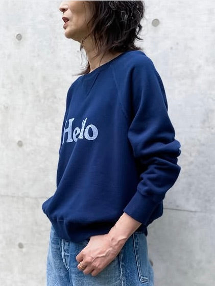 MADISONBLUE / HELLO SWEAT L/S URAKE DYED / NAVY / MB251-7701
