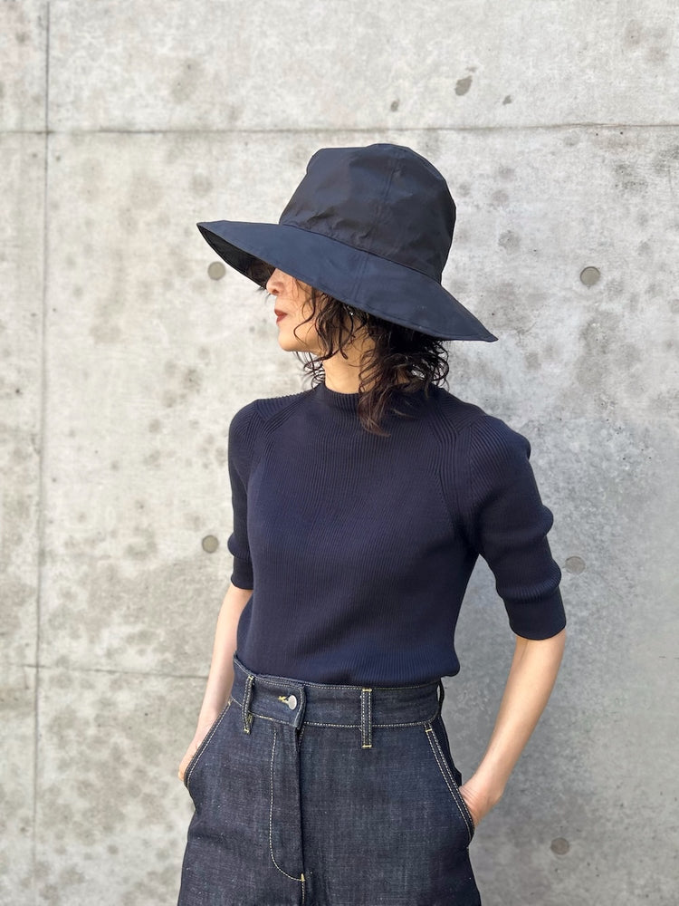 KIJIMA TAKAYUKI / COTTON SOFT HAT(MIDDLE) / BLACK / WEYYYY108C