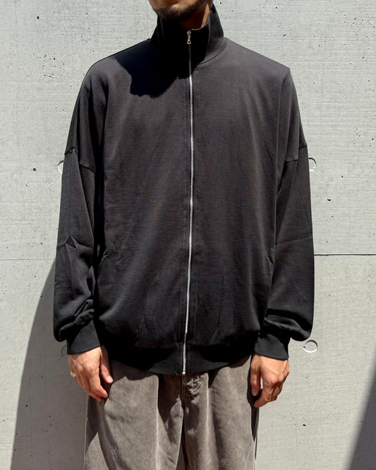 AURALEE / SUPER HIGH GAUGE SWEAT ZIP BLOUSON / INK BLACK / A25AB01CU