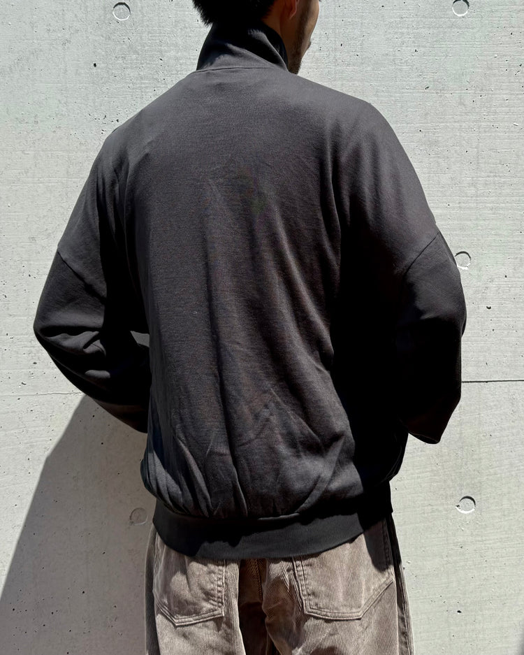AURALEE / SUPER HIGH GAUGE SWEAT ZIP BLOUSON / INK BLACK / A25AB01CU