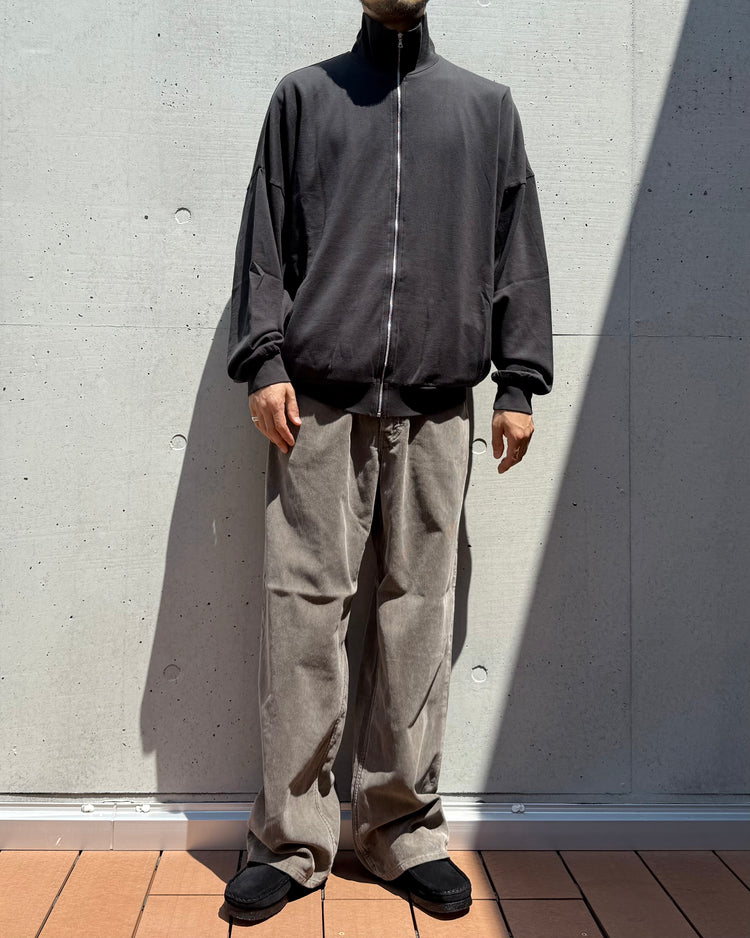 AURALEE / SUPER HIGH GAUGE SWEAT ZIP BLOUSON / INK BLACK / A25AB01CU