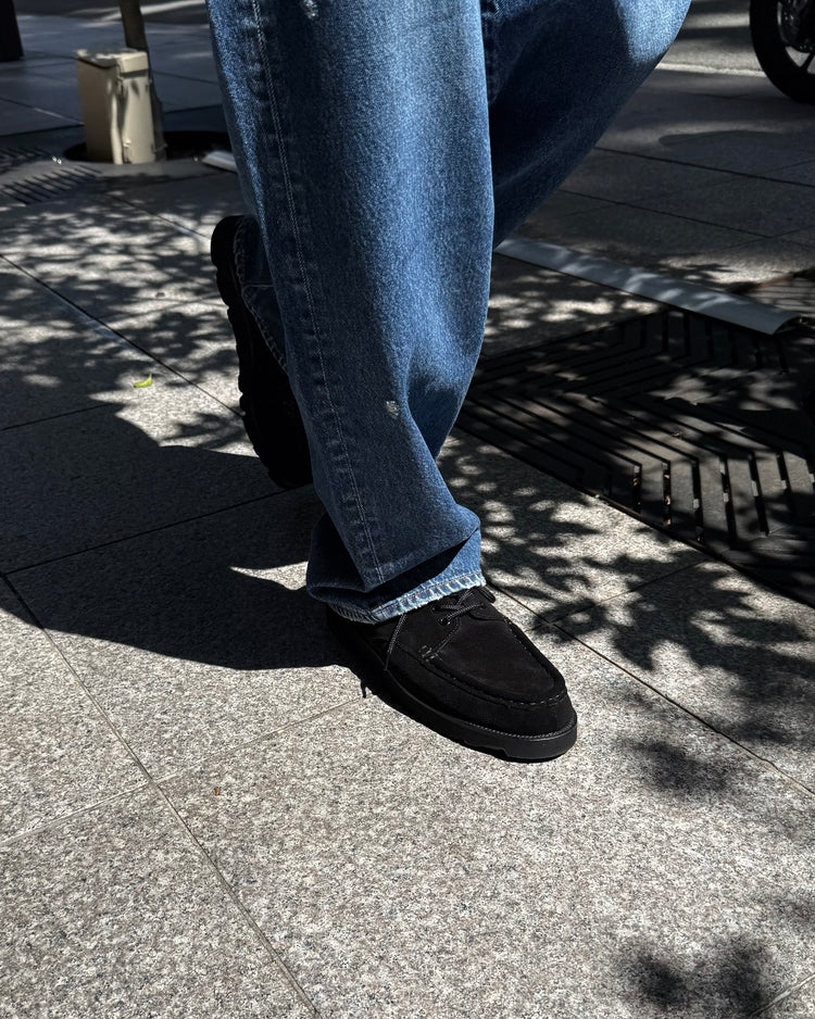 Marbot / MOCCASIN SHOES (CHRISTY CUT SOLE) / BLACK