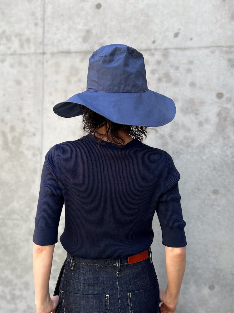 KIJIMA TAKAYUKI / COTTON SOFT HAT (WIDE) / BLUE GRAY / WEYYYY109C