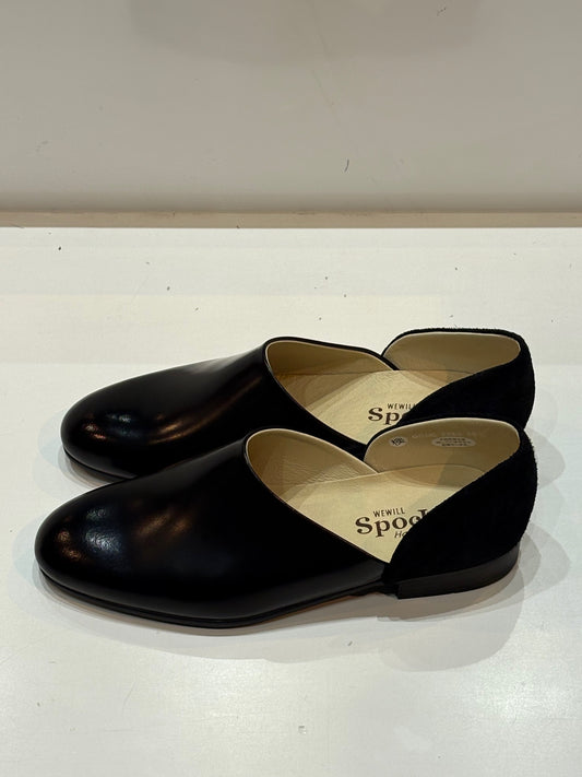 WEWILL×HARUTA / SPOCK SHOES / BLACK / Z-000-9007