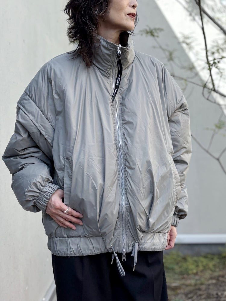 08sircus×TAION / down detachable short blouson reversible / moss gray / S25AW-OT05