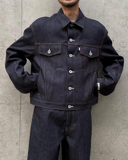 TSTS / ORGANIC COTTON OVERSIZED DENIM JACKET / INDIGO BLUE / 26MM0602