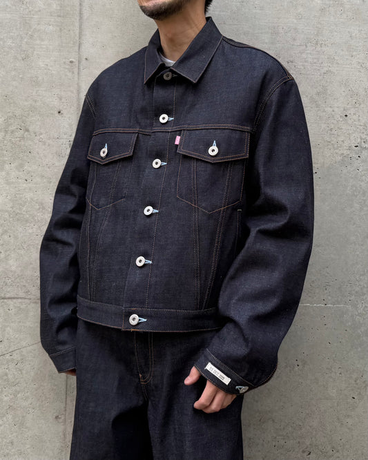 TSTS / ORGANIC COTTON OVERSIZED DENIM JACKET / INDIGO BLUE / 26MM0602
