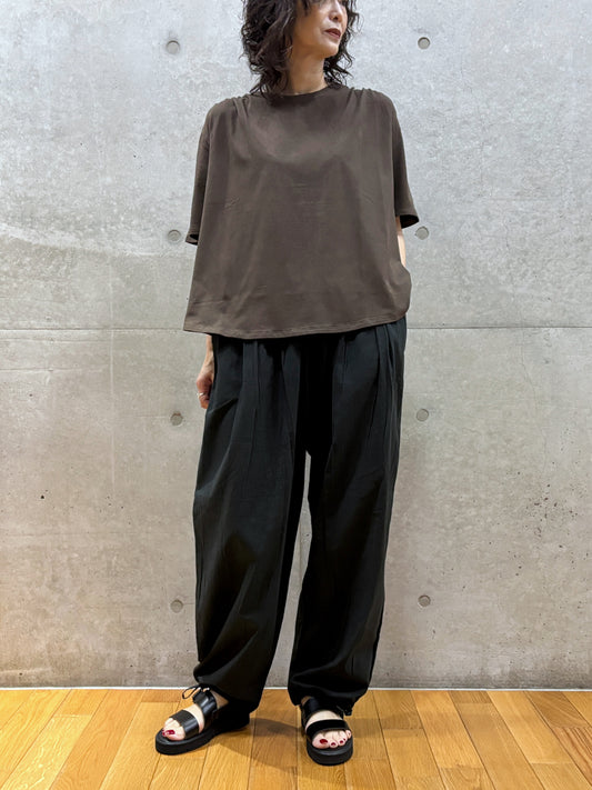 WALANCE / natural dye mint jersey tee / PLUM / 3261-110