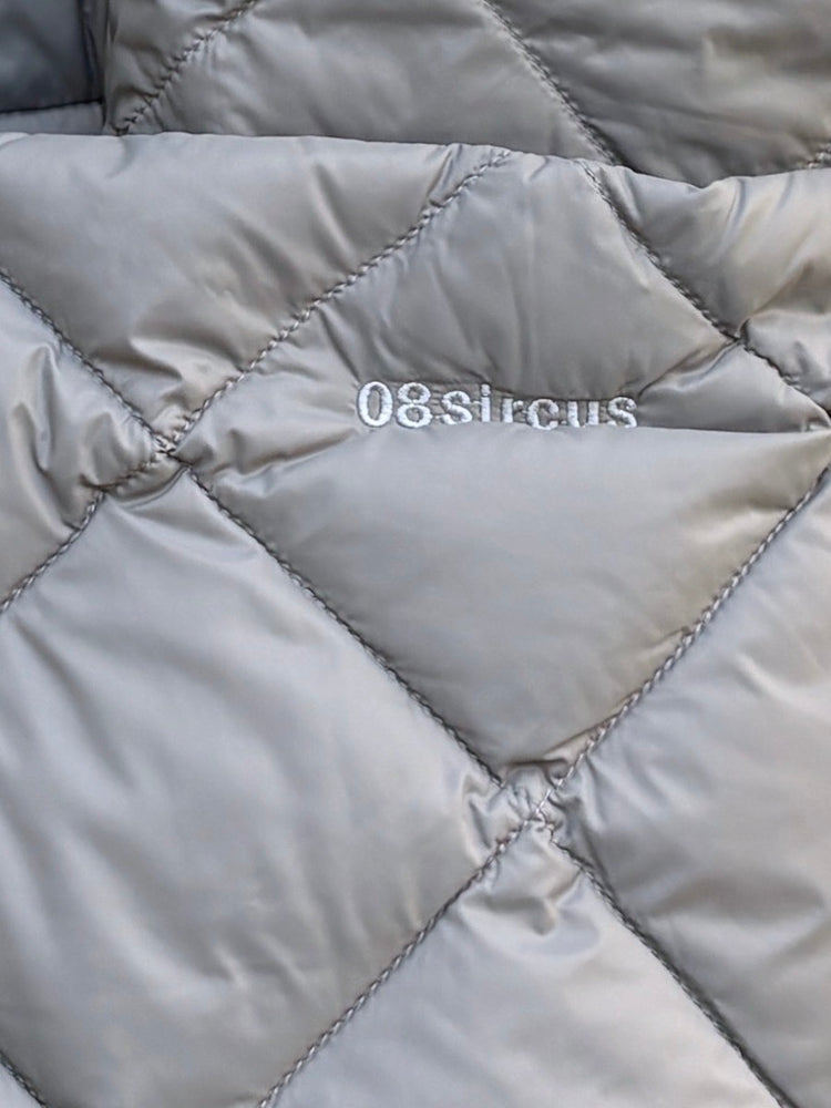 08sircus × TAION down shoulder bag / moss gray / S25AW-BG01