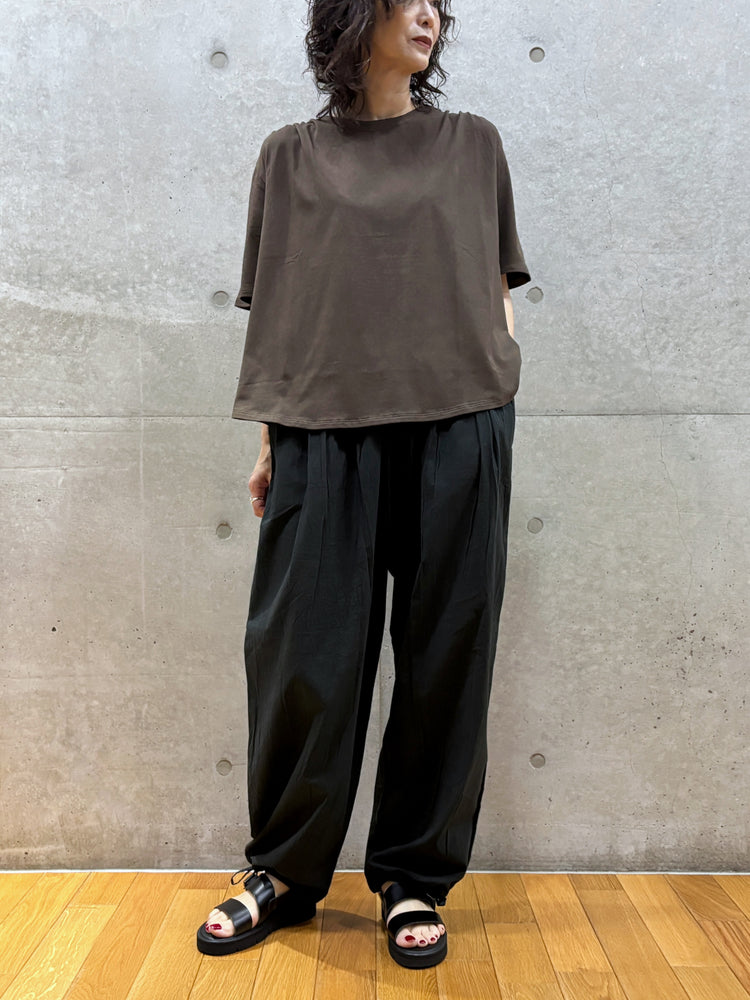 WALANCE / natural dye mint jersey tee / PLUM / 3261-110