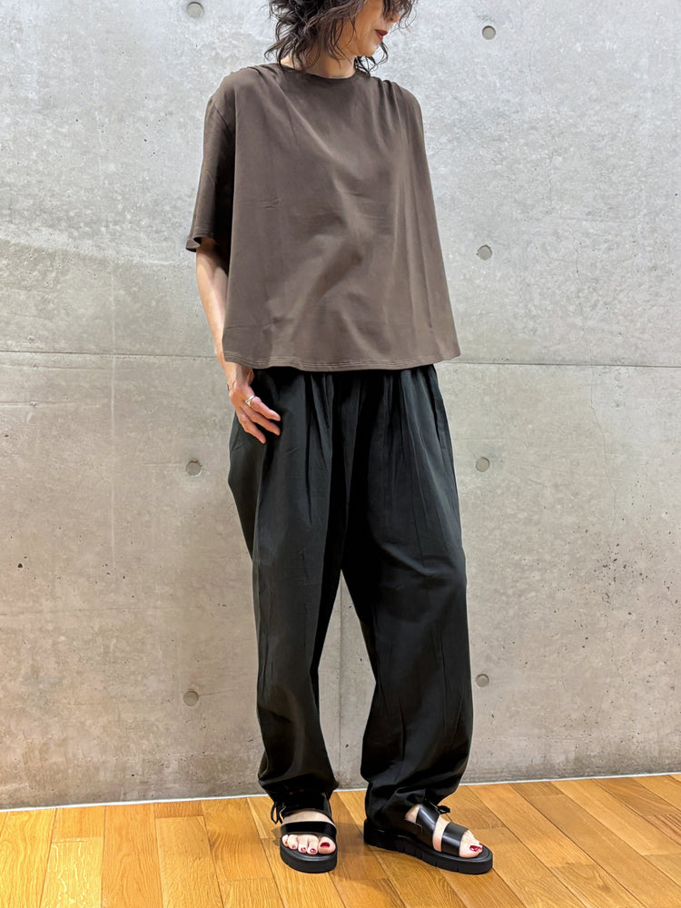 WALANCE / natural dye mint jersey tee / PLUM / 3261-110