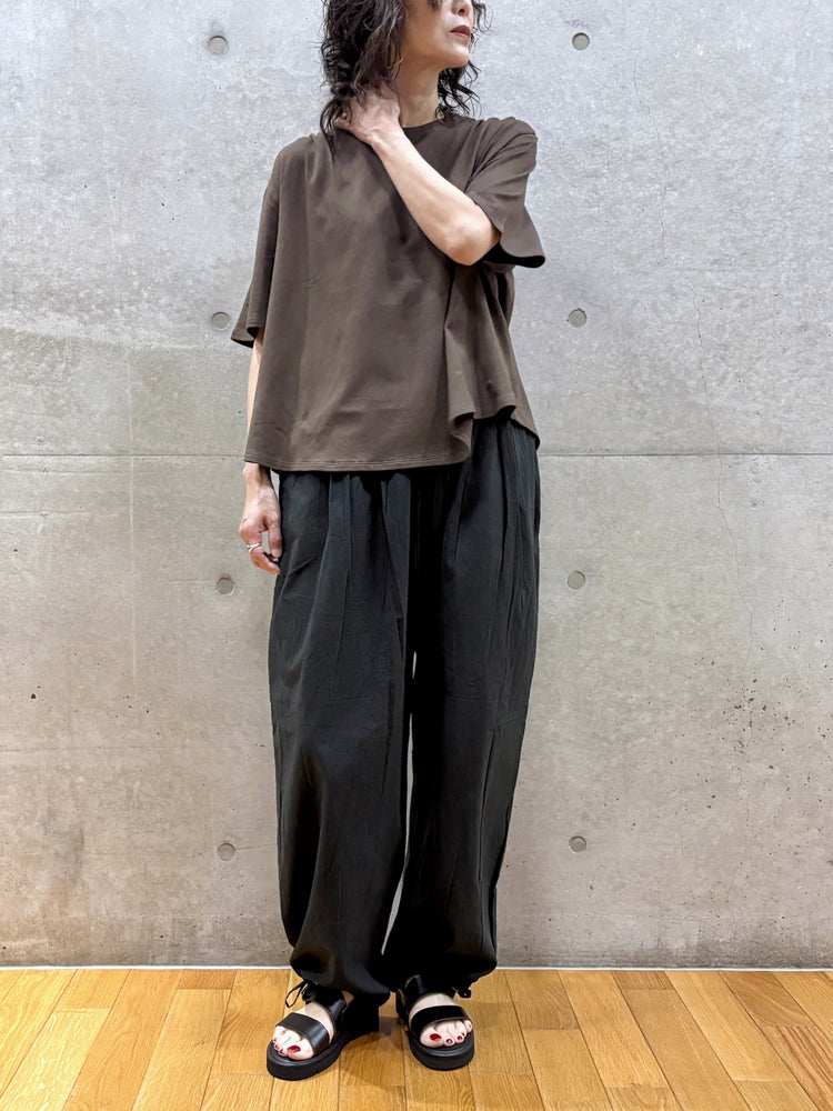 WALANCE / natural dye mint jersey tee / PLUM / 3261-110
