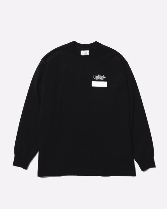 Unlikely / Team Tee Long Sleeve / BLACK / U25F-14-0001