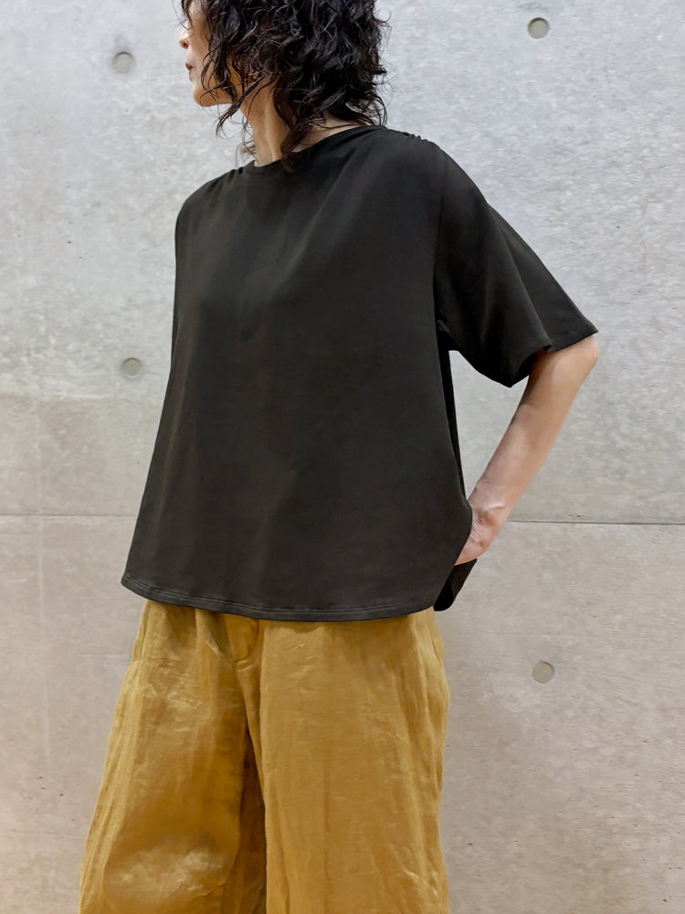 WALANCE / natural dye mint jersey tee / S.BLACK / 3261-110