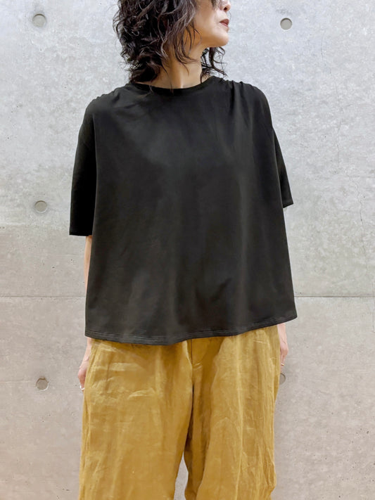 WALANCE / natural dye mint jersey tee / S.BLACK / 3261-110