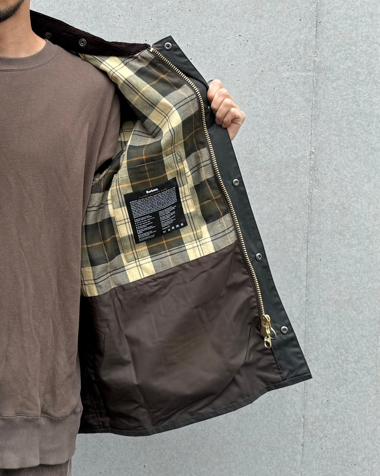 Barbour / OS BEDALE WAX JACKET / SAGE GREEN / MWX1679