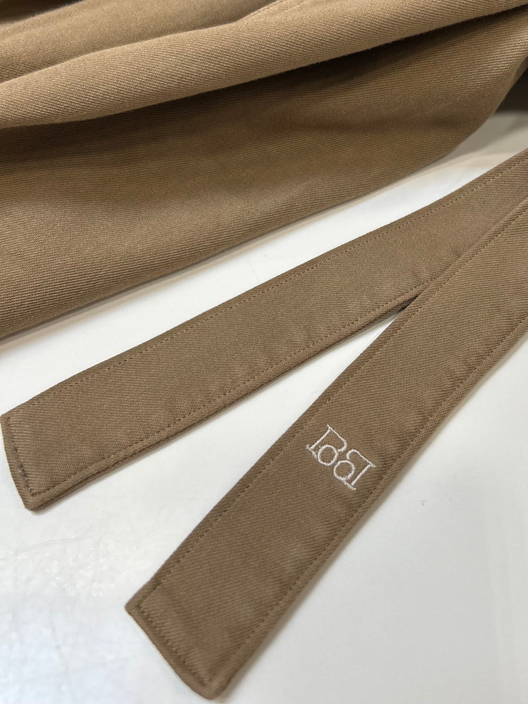 BOWTE / FINE COUNT COTTON PIECE DYE BOWTIE SHIRT/ Moca / 252-01-0001