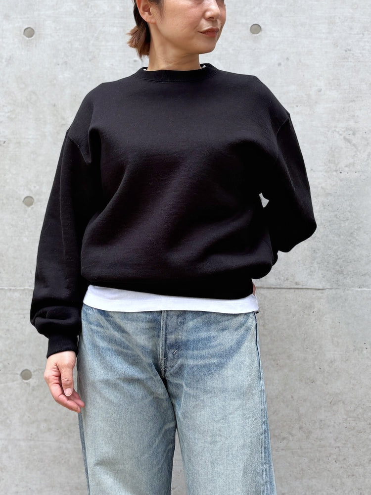 AURALEE / SMOOTH SOFT SWEAT P/O / BLACK / A26P05TU /