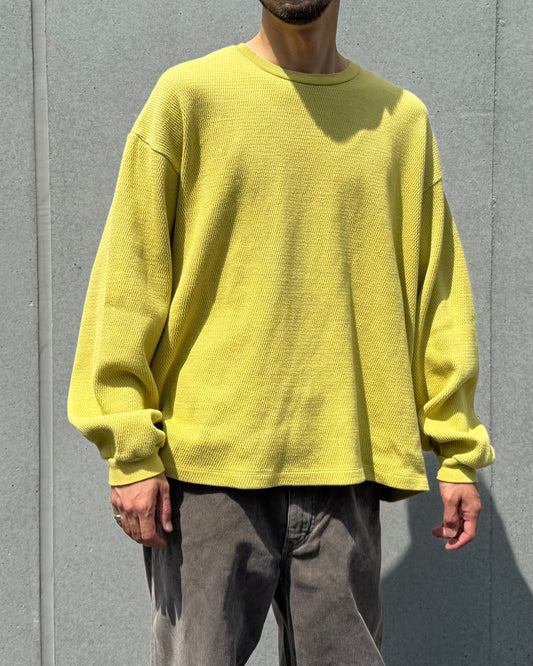 POLYPLOID / OVERSIZE LONGSLEEVE C / DUSK YELLOW / C-7-001-061