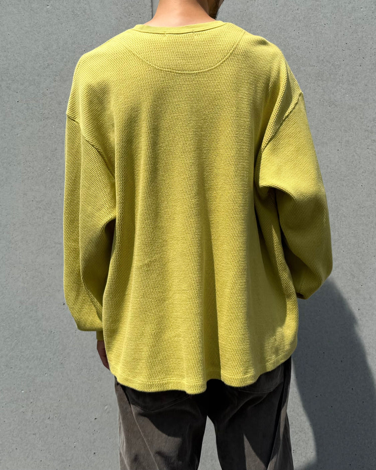 POLYPLOID / OVERSIZE LONGSLEEVE C / DUSK YELLOW / C-7-001-061