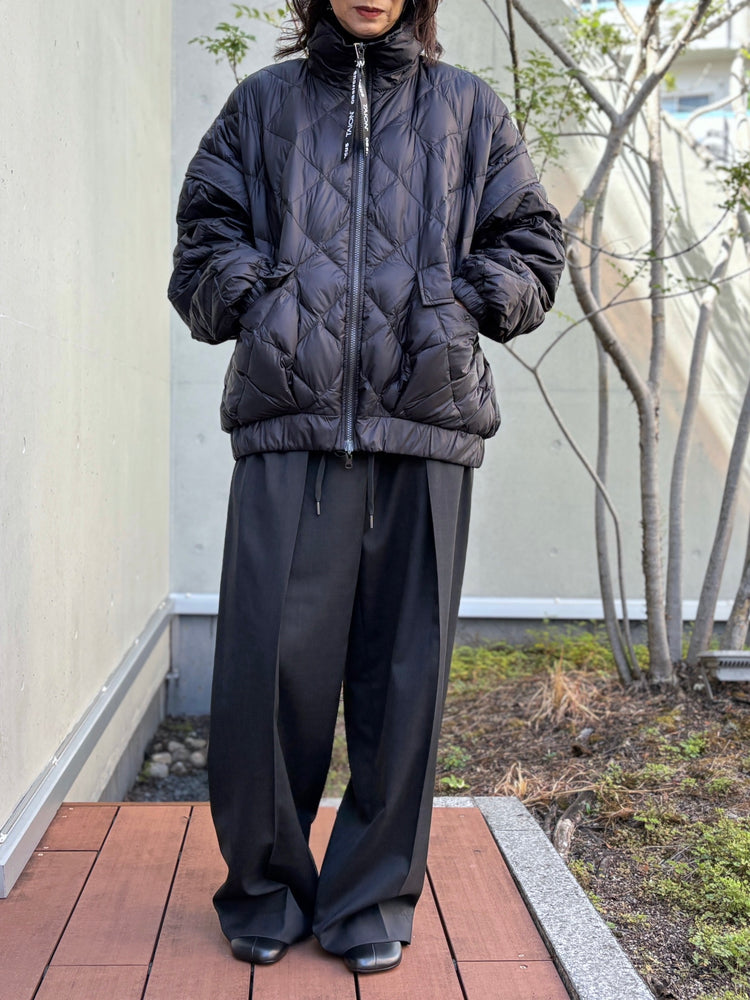 08sircus×TAION / down detachable short blouson reversible / black / S25AW-OT05