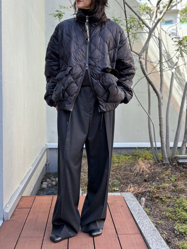 08sircus×TAION / down detachable short blouson reversible / black / S25AW-OT05