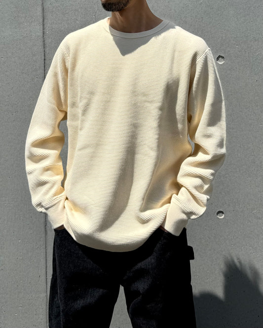 BONCOURA / Heavy Weight Thermal long Sleeves / OFF WHITE