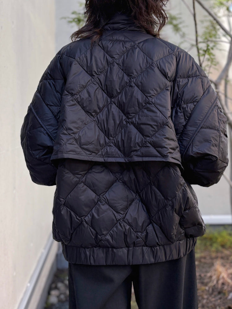 08sircus×TAION / down detachable short blouson reversible / black / S25AW-OT05