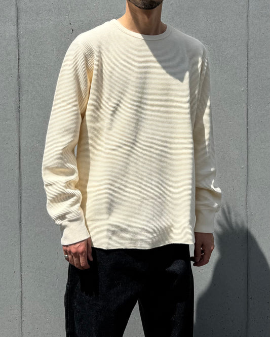 BONCOURA / Heavy Weight Thermal long Sleeves / OFF WHITE
