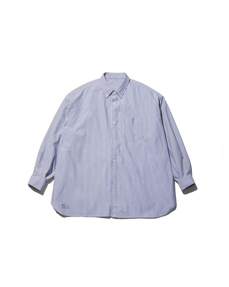 Fresh Service / DRY OXFORD CORPORATE L/S B.D. SHIRT / BLUE STRIPE / FSC254-50025B