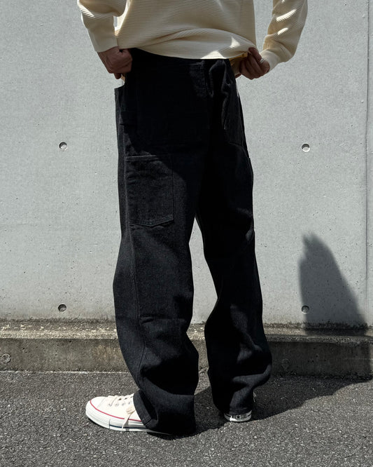 BONCOURA / Painter Pants Denim / BLACK