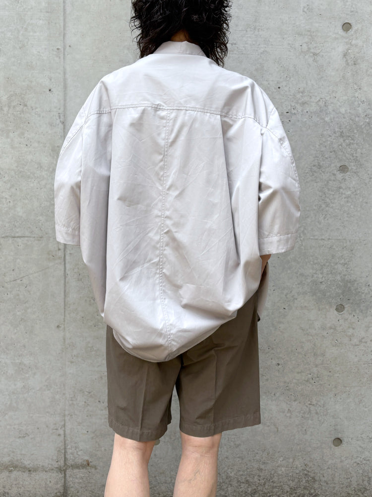 CLANE / HALF SLEEVE HUGE SHIRTS / GRAY / 10122-4233