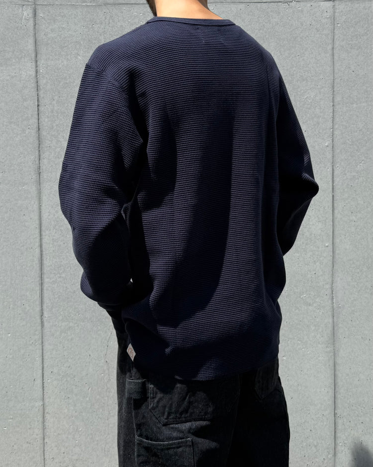 BONCOURA / Heavy Weight Thermal long Sleeves / NAVY