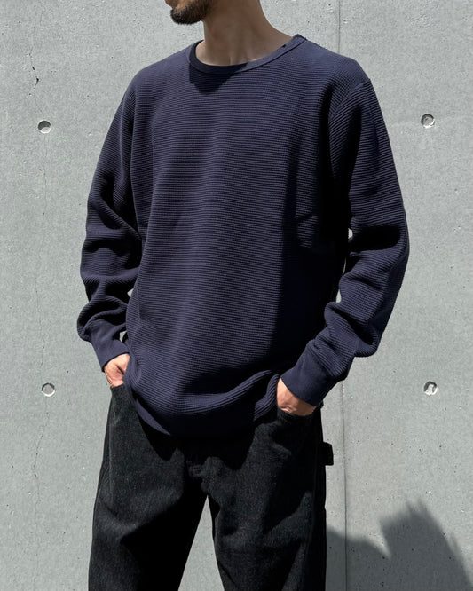 BONCOURA / Heavy Weight Thermal long Sleeves / NAVY