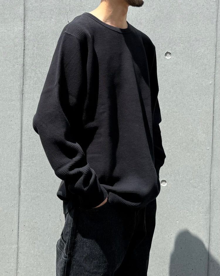 BONCOURA / Heavy Weight Thermal long Sleeves / BLACK